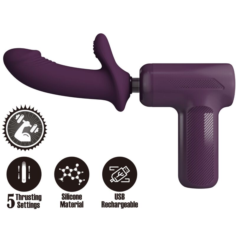 PRETTY LOVE - DJ SCHOLAR MASSAGER 5 SETTINGS PURPLE - 11