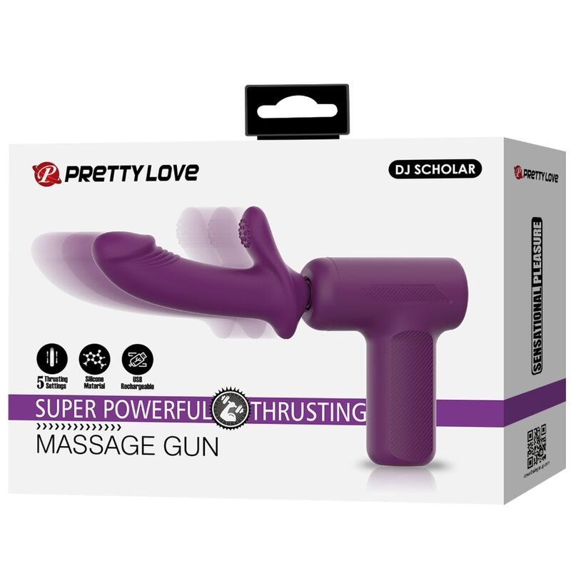 PRETTY LOVE - DJ SCHOLAR MASSAGER 5 SETTINGS PURPLE - 8