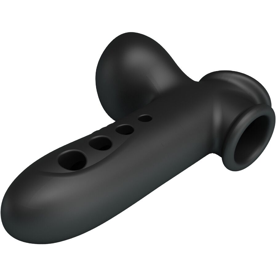 PRETTY LOVE - CRANE PENIS SLEEVE WITH BLACK AIRBAG