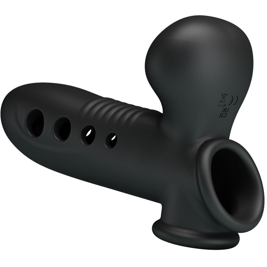 PRETTY LOVE - CRANE PENIS SLEEVE WITH BLACK AIRBAG