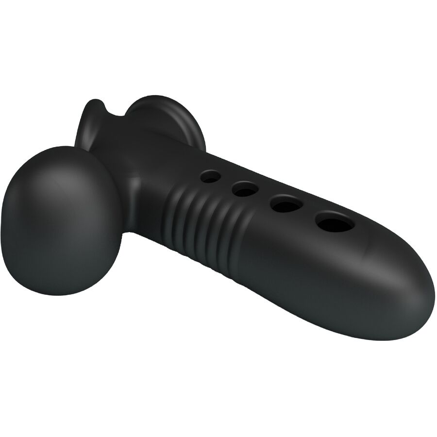 PRETTY LOVE - CRANE PENIS SLEEVE WITH BLACK AIRBAG