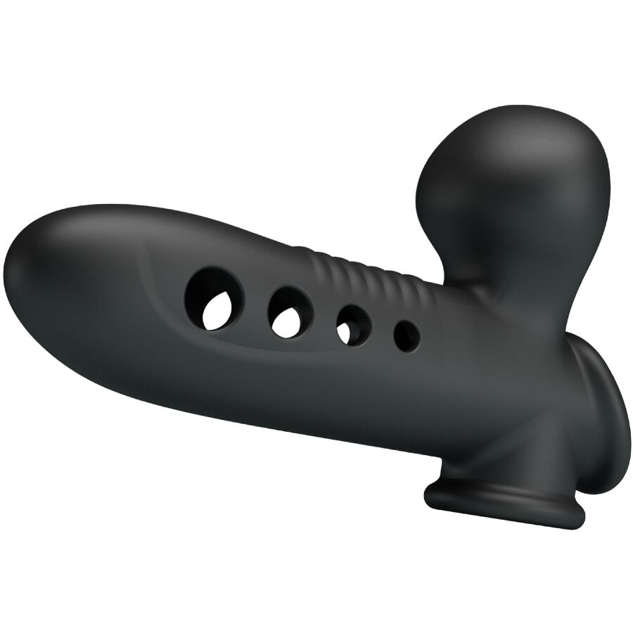 PRETTY LOVE - CRANE PENIS SLEEVE WITH BLACK AIRBAG