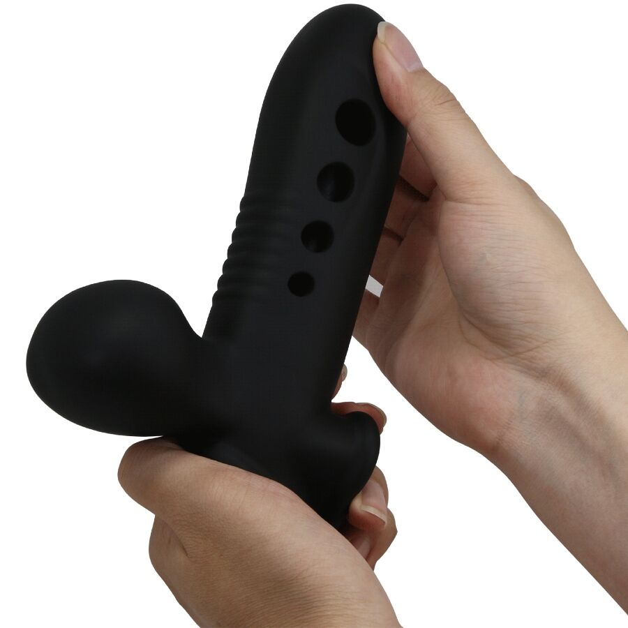 PRETTY LOVE - CRANE PENIS SLEEVE WITH BLACK AIRBAG