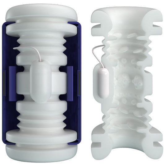 PRETTY LOVE - MASTURBATEUR POUR HOMME DJ LADY AVEC VIBRATIONS 5 RÉGLAGES VIOLET