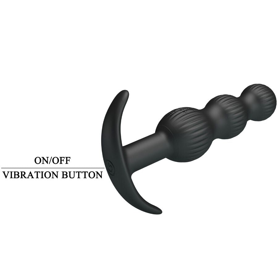 PRETTY LOVE - SIDNEY ANAL VIBRATOR 10 VIBRATIONS BLACK - 7