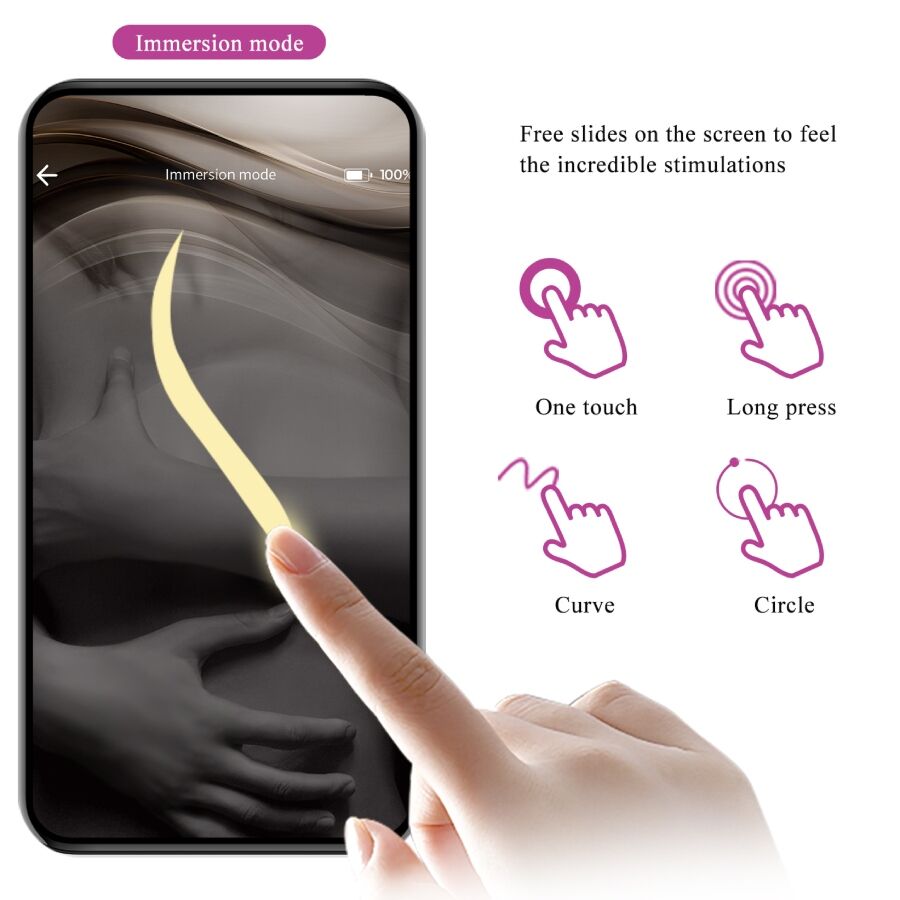 PRETTY LOVE - LEVIATHAN APP CONTROLLED VIBRATOR PURPLE - 3