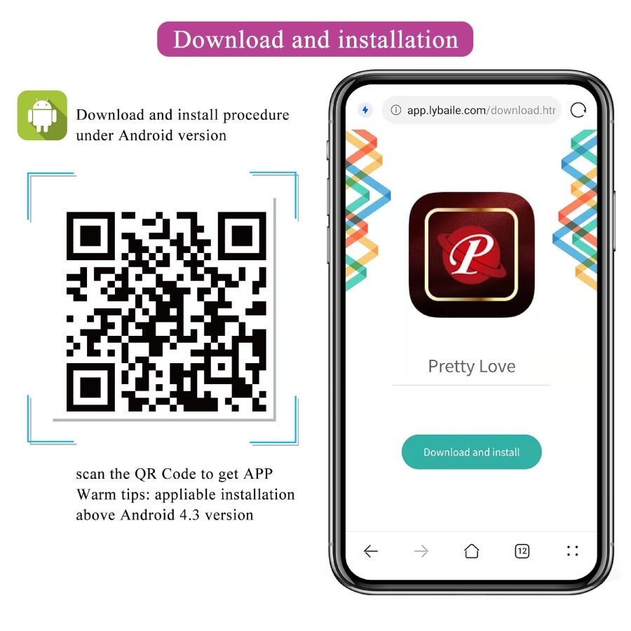 PRETTY LOVE - LEVIATHAN APP CONTROLLED VIBRATOR PURPLE - 5