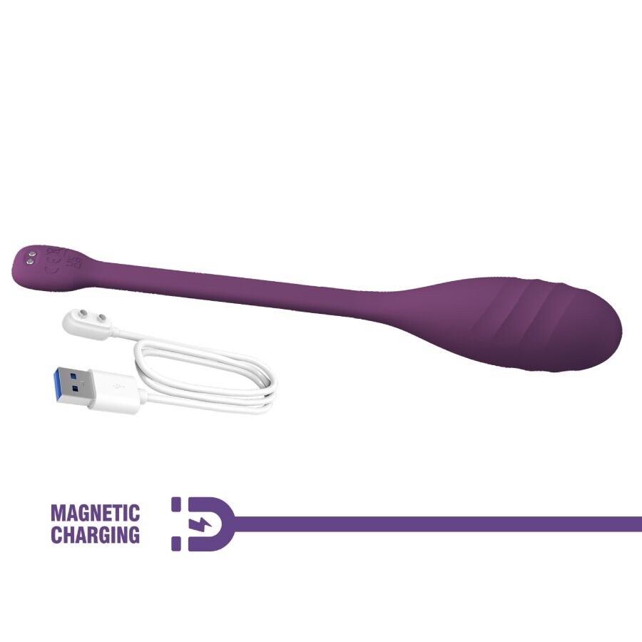 PRETTY LOVE - LEVIATHAN APP CONTROLLED VIBRATOR PURPLE - 17