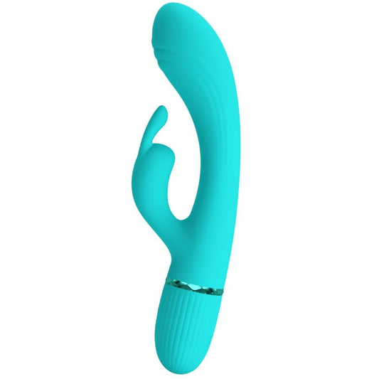 PRETTY LOVE - SCOCCO VIBRATOR RABBIT TURQUOISE - 1