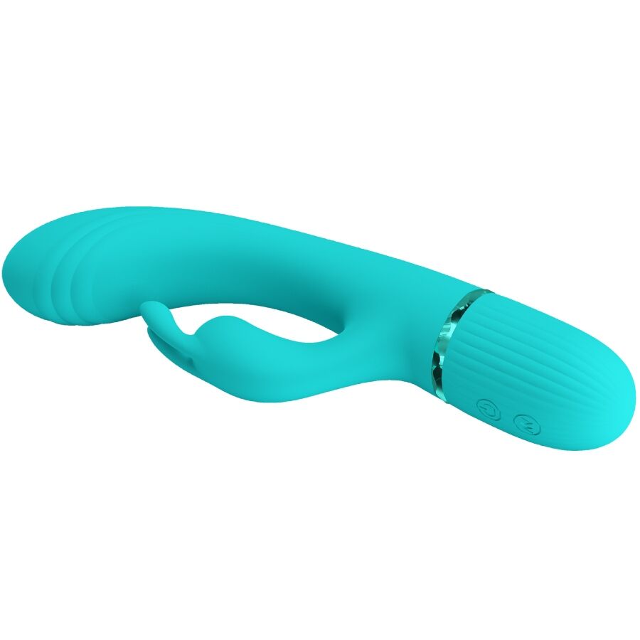 PRETTY LOVE - SCOCCO VIBRATOR RABBIT TURQUOISE - 2