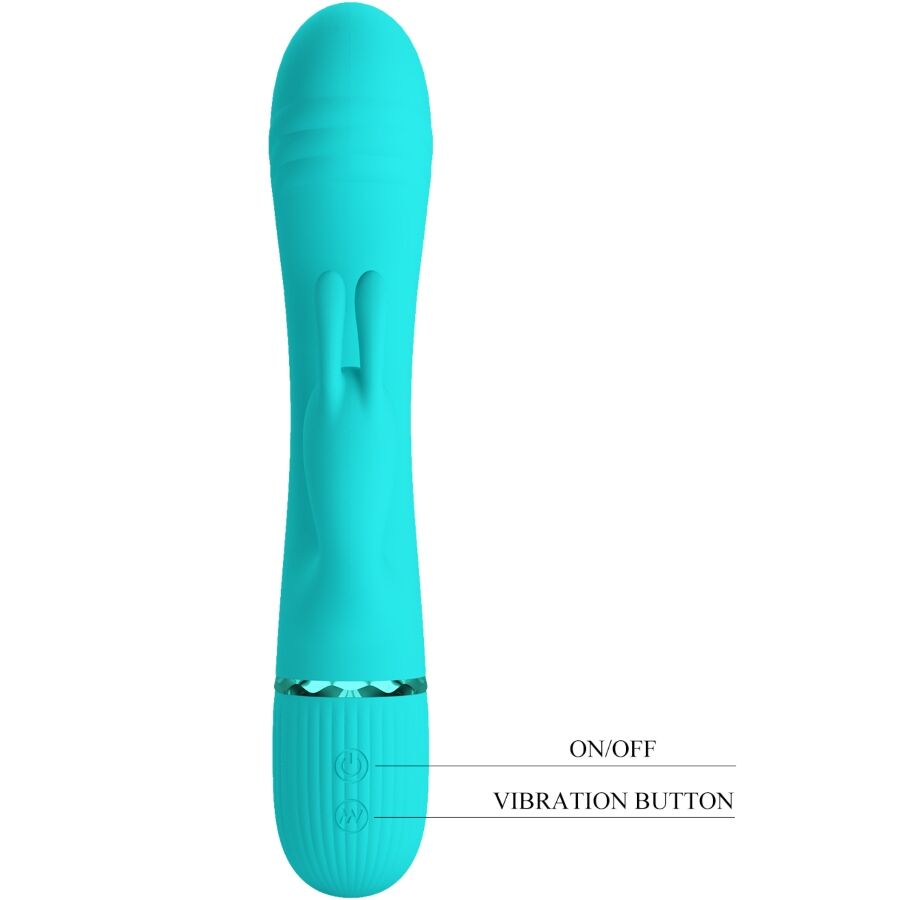 PRETTY LOVE - SCOCCO VIBRATOR RABBIT TURQUOISE - 7