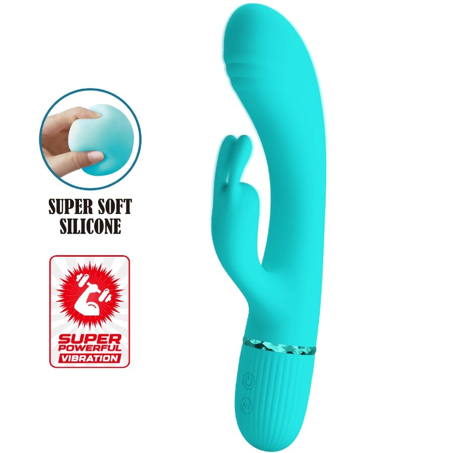PRETTY LOVE - SCOCCO VIBRATOR RABBIT TURQUOISE - 11