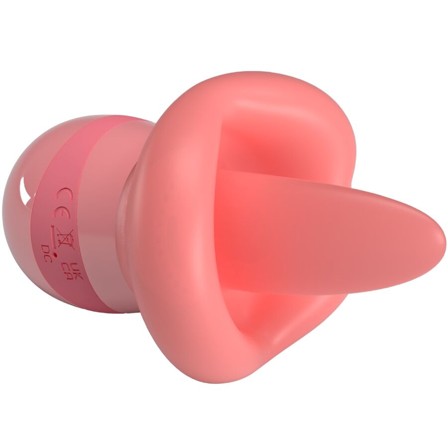 PRETTY LOVE - KYLEE TONGUE CLITORIS STIMULATOR 10 VIBRATIONS NUDE PINK - 6