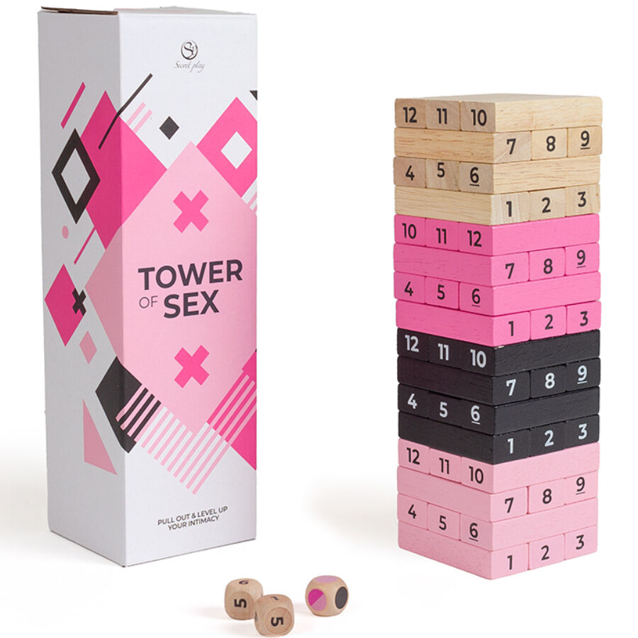 SECRETPLAY - TOWER OF SEX WOODEN GAME - 4