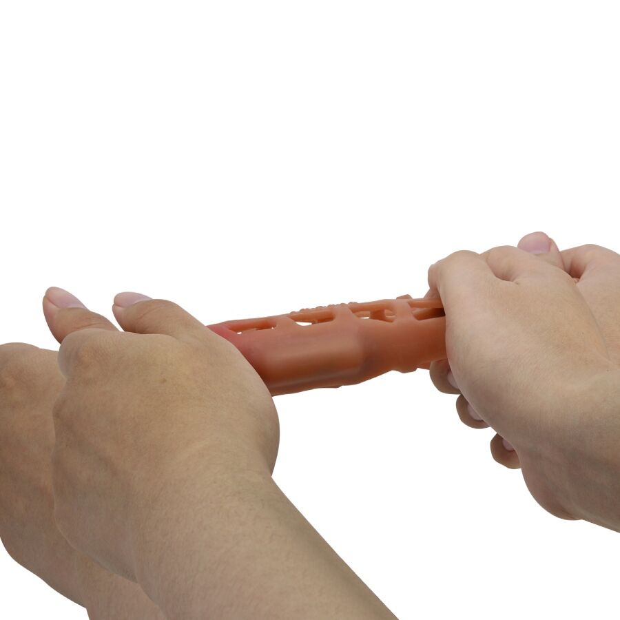 PRETTY LOVE - PRESTON VIBRATING PENIS SHEATH 18 CM