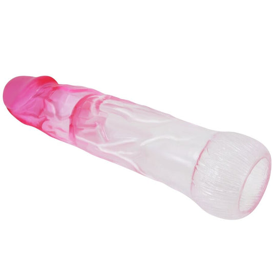 PRETTY LOVE - NERON REALISTIC 6 CM ENLARGEMENT SHEATH FOR  PENIS PINK - 1