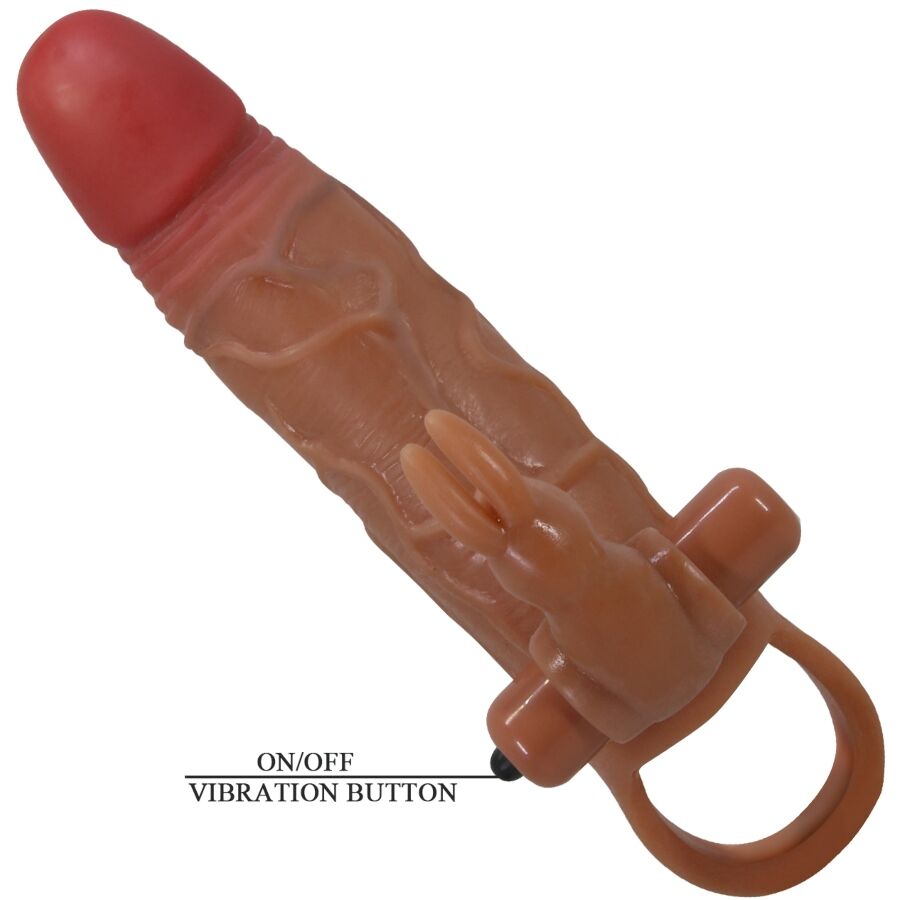 PRETTY LOVE - OSMAR PENIS SLEEVE + VIBRATING CLITORIS STIMULATOR - 3