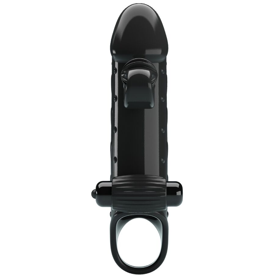 ROMANCE - VIBRATING PENIS SLEEVE BLACK - 1