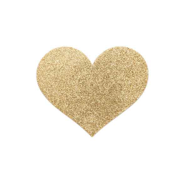 BIJOUX - INDISCRETS COPRI CAPEZZOLI FLASH CUORE DORATO - Secretroomsexyshop