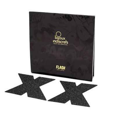 BIJOUX - INDISCRETS FLASH CROSS CAPPUCCI NERI - Secretroomsexyshop
