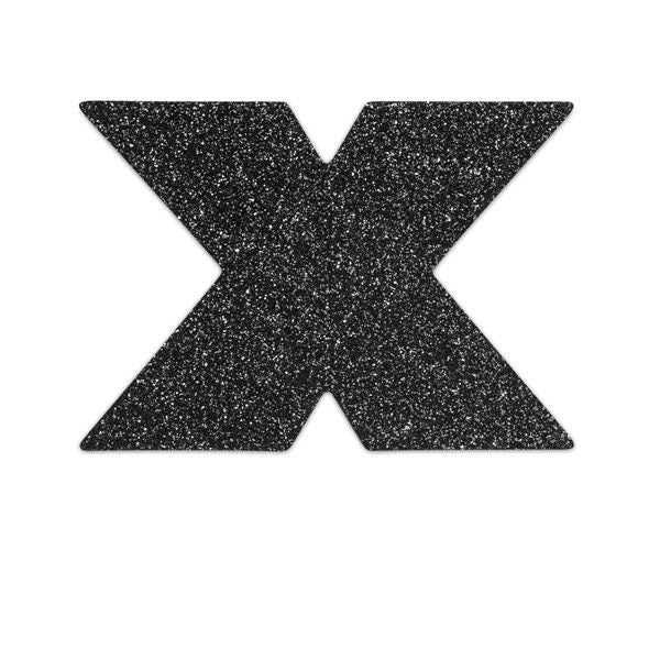 BIJOUX - INDISCRETS FLASH CROSS BLACK NIPLE CAPS