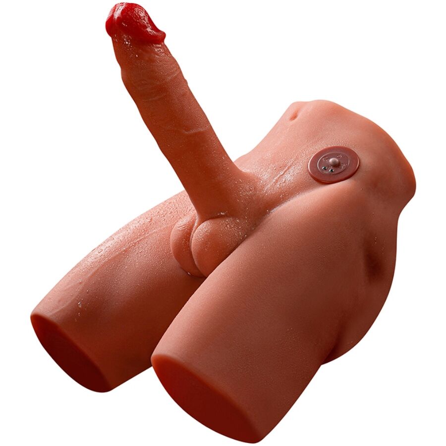 XISE - JASON DILDO REALISTIC MASTURBATOR WITH THRUST AND VIBRATION 17 CM