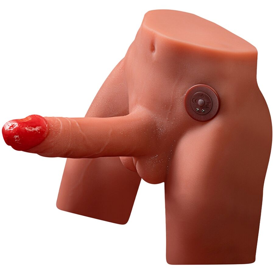XISE - JASON DILDO REALISTIC MASTURBATOR WITH THRUST AND VIBRATION 17 CM