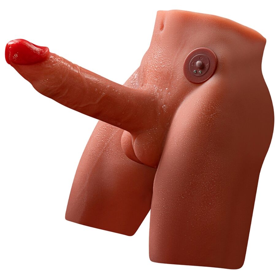 XISE - JASON DILDO REALISTIC MASTURBATOR WITH THRUST AND VIBRATION 17 CM