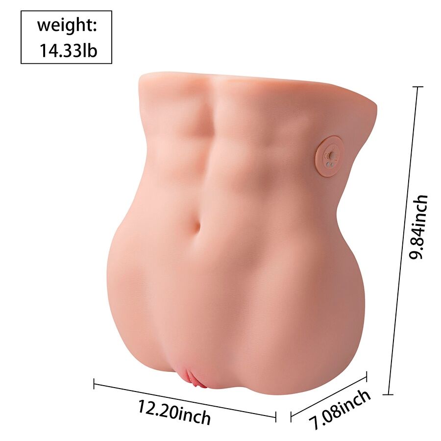 XISE - LYDIA FEMALE VAGINA MASTURBATOR WITH 25 CM THRUSH