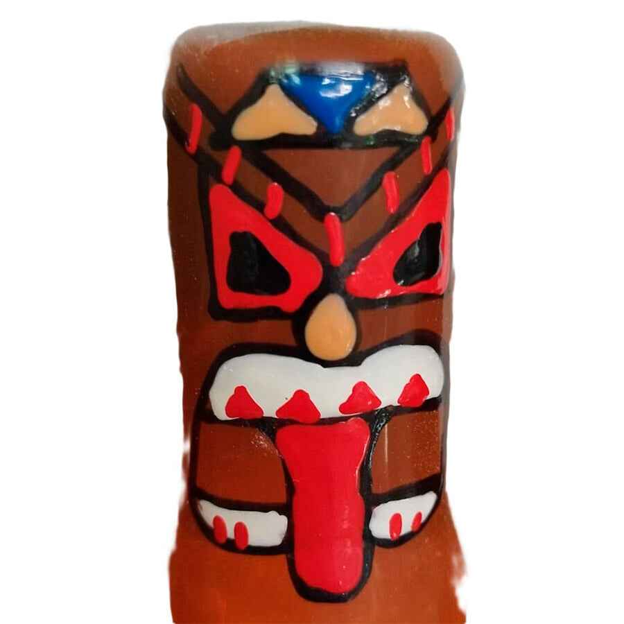 CONDOMERIE - PRESERVATIVI NOVITÀ DIPINTI A MANO TIKI TOTEM-01