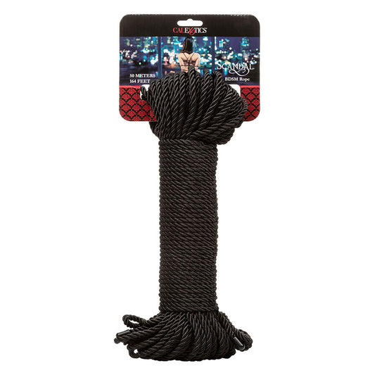 CALEXOTICS - SCANDAL CORDA NERA BDSM 50 M