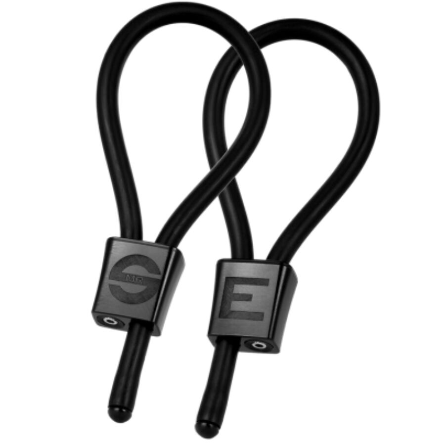 ELECTRASTIM - PRESTIGE ELECTRA LOOPS BLACK ADJUSTABLE COCK RINGS