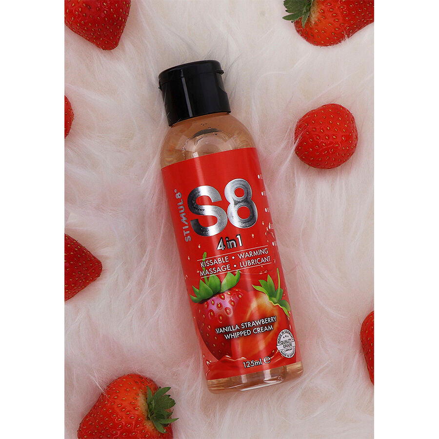 STIMUL8 - S8 LUBRIFICANTE 4 IN 1 AL DESSERT ALLA FRAGOLA 125 ML