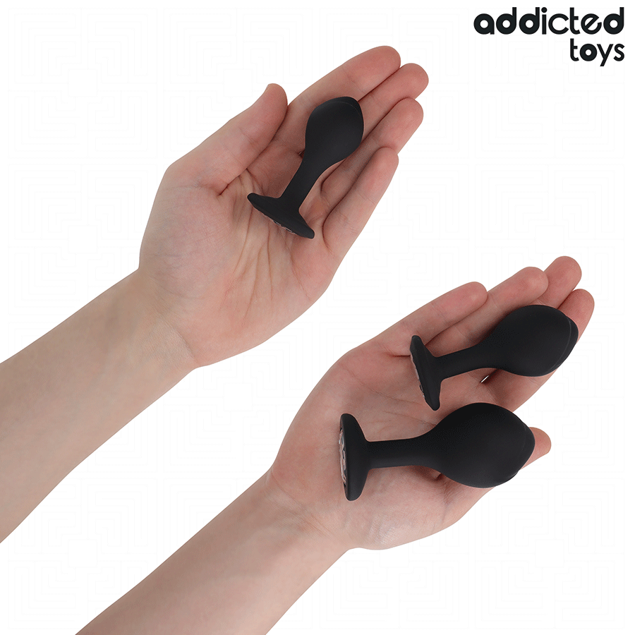 ADDICTED TOYS - SET OF 3 JEWEL BUTT PLUGS