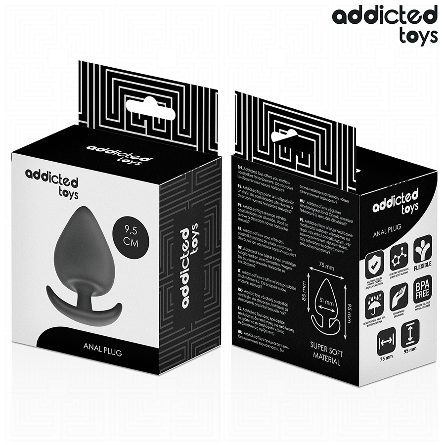 ADDICTED TOYS - BUTT PLUG SIZE XL 9.5 CM