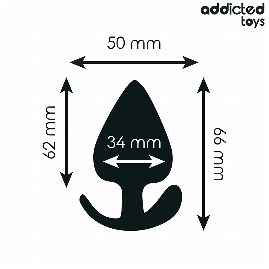 ADDICTED TOYS - TAPPO ANALE TAGLIA M 6,6 CM