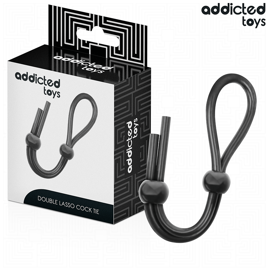 ADDICTED TOYS - DOUBLE RING SILICONE COCK ROPE