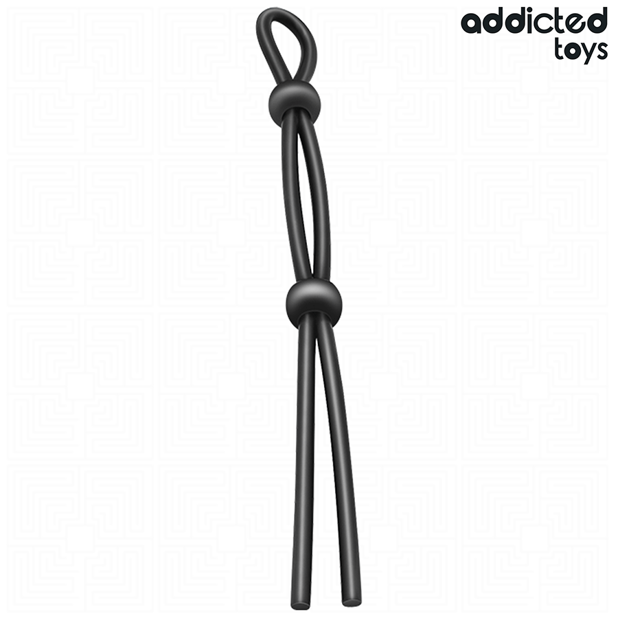 ADDICTED TOYS - DOUBLE RING SILICONE COCK ROPE