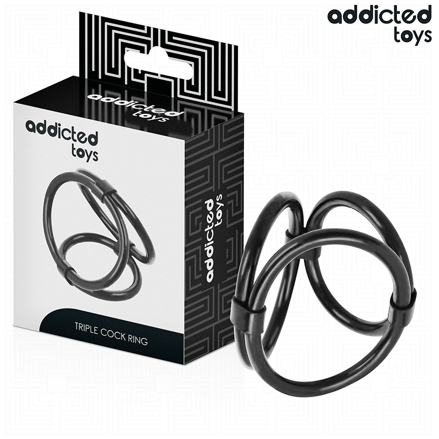 ADDICTED TOYS - TRIPLE COCK RING