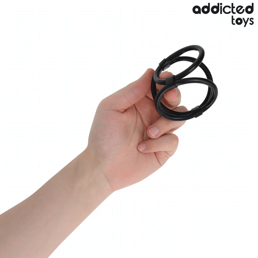 ADDICTED TOYS - TRIPLE COCK RING