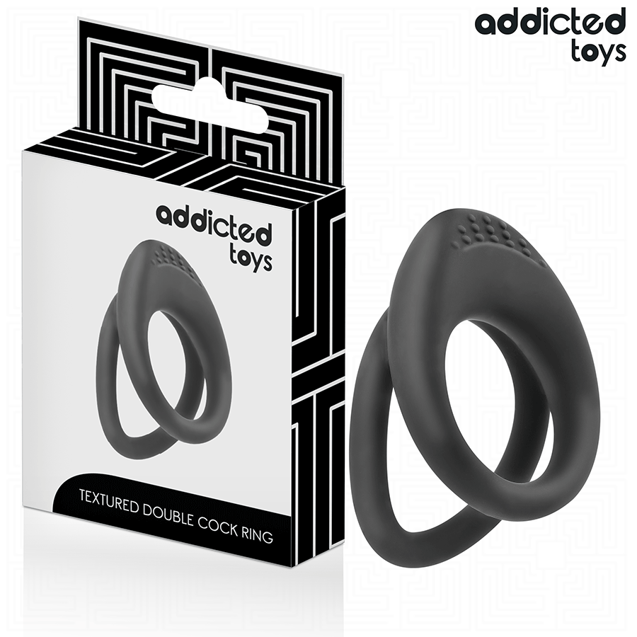 ADDICTED TOYS - DUAL TEXTURE COCK RING
