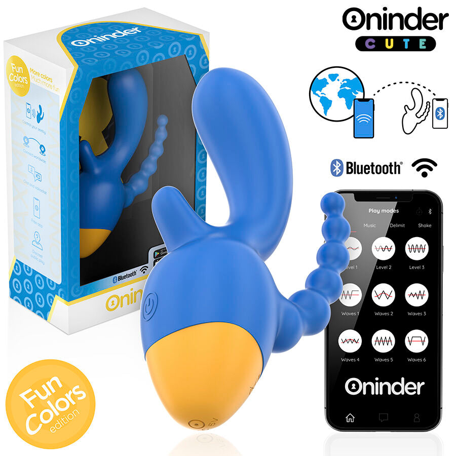 ONINDER CUTE - LOVE 3 SOME TRIPLE VIBRATOR - FREE APP WORLDWIDE