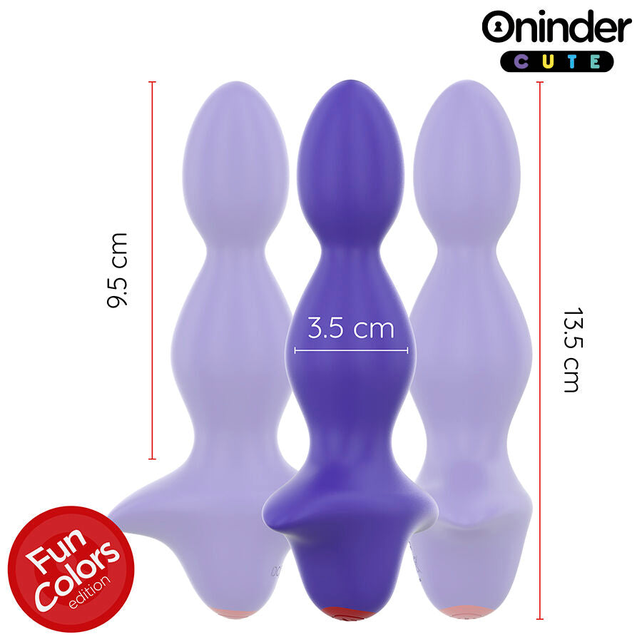 ONINDER CUTE - DILATATORE ANALE VIBRANTE LOVE BUTT - APP GRATUITA IN TUTTO IL MONDO