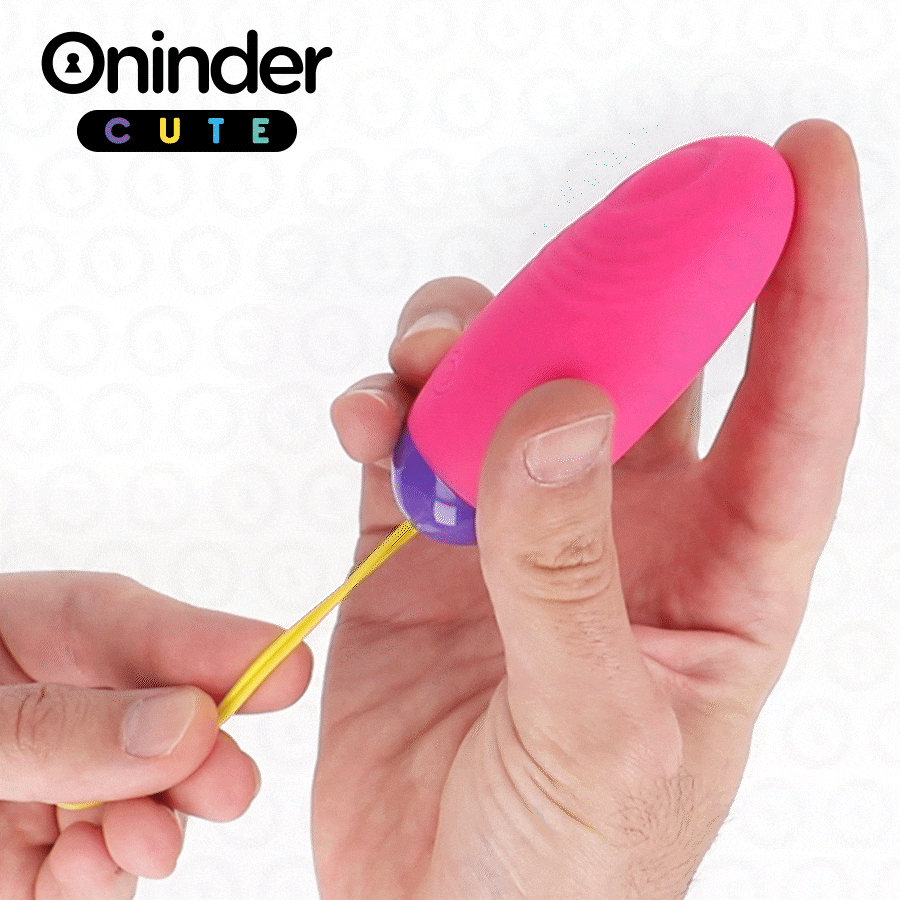 ONINDER CUTE - SILICONE EGG WITH VIBRO-WAVE AND PLEASURE - FREE APP WORLDWIDE