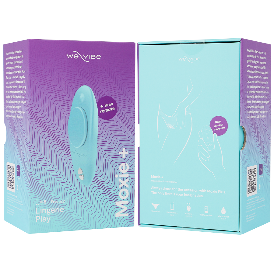 WE-VIBE - MOXIE + AQUA CLITORAL VIBRATOR - 7