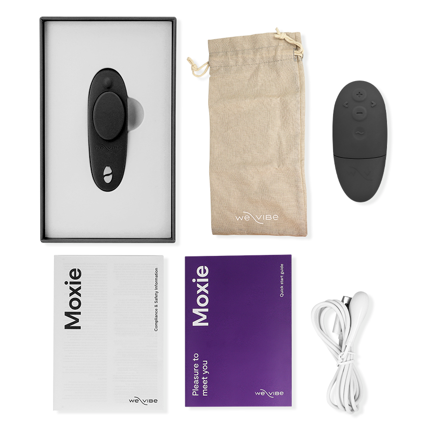 WE-VIBE - MOXIE + BLACK CLITORAL VIBRATOR - 2