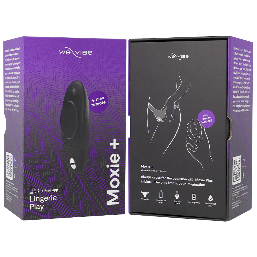 WE-VIBE - MOXIE + BLACK CLITORAL VIBRATOR - 5