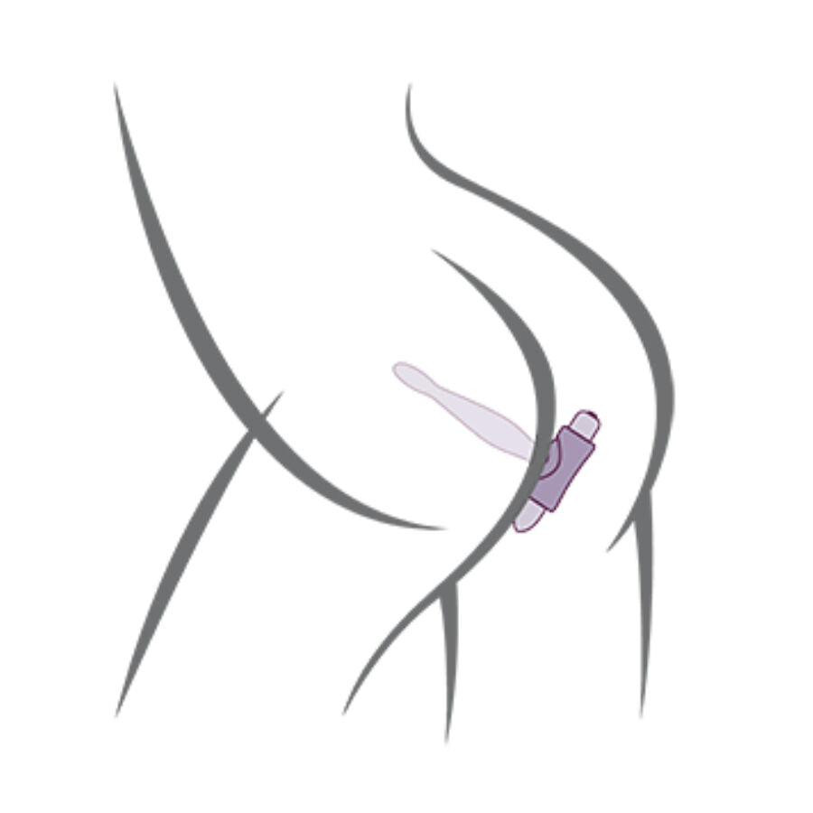 ROCKS-OFF - PETITE SENSATIONS TEAZER ANAL PLUG VIBRATOR PURPLE