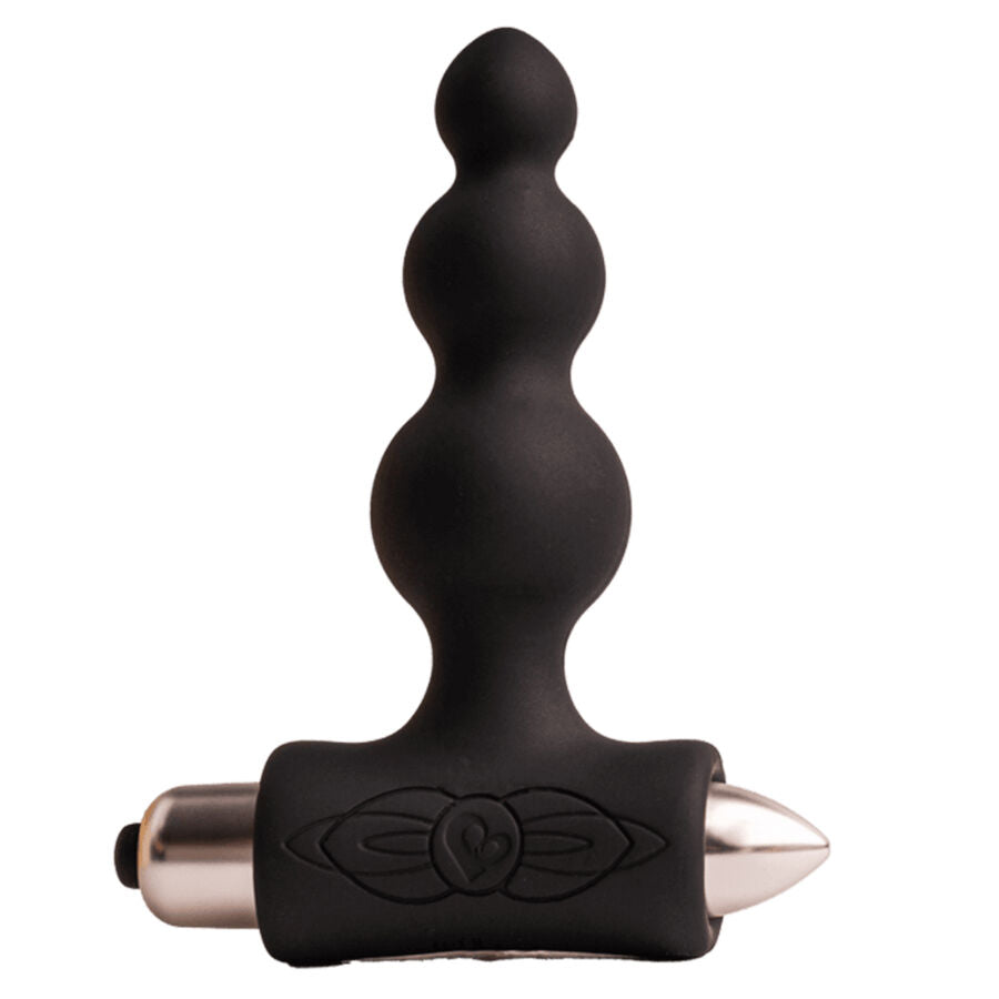 ROCKS-OFF - PETITE SENSATIONS BUBBLES ANAL PLUG VIBRATOR BLACK
