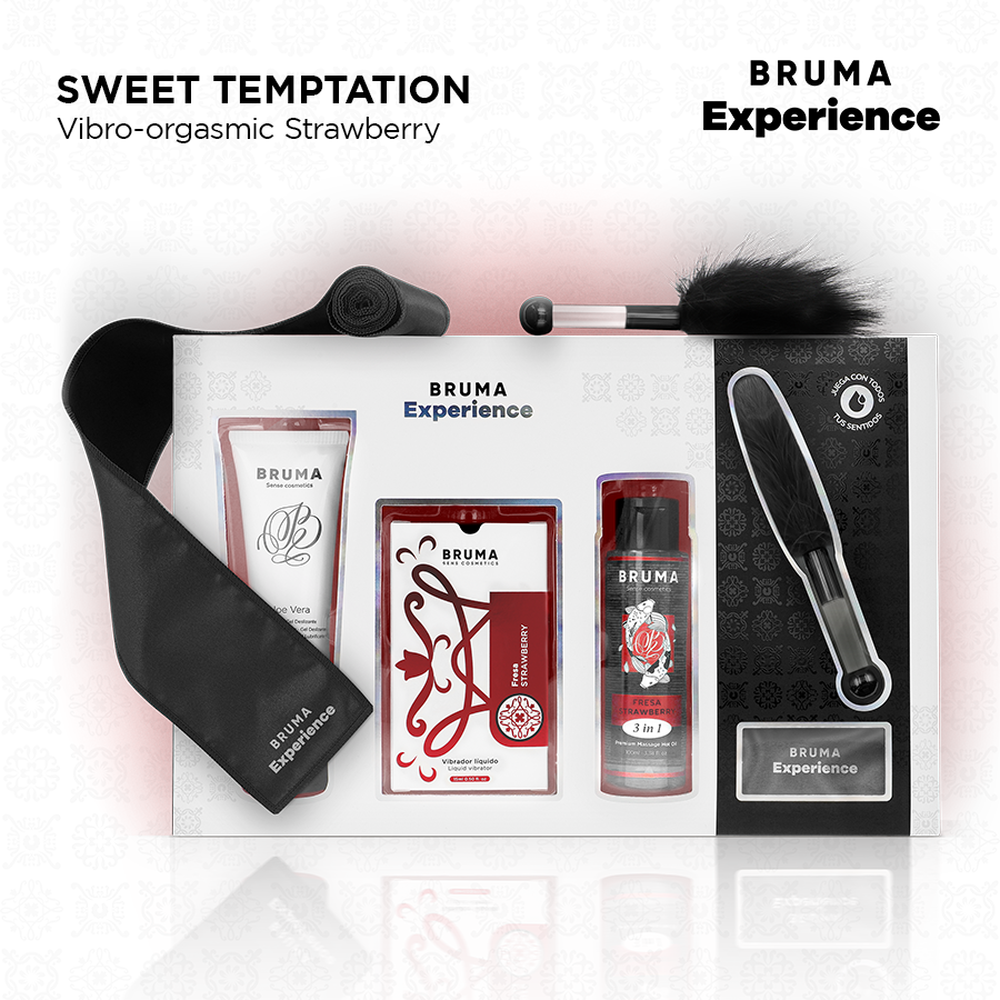BRUMA XPERIENCE - KIT TENTAZIONE VIBRO-ORGASMICA DOLCE FRAGOLA